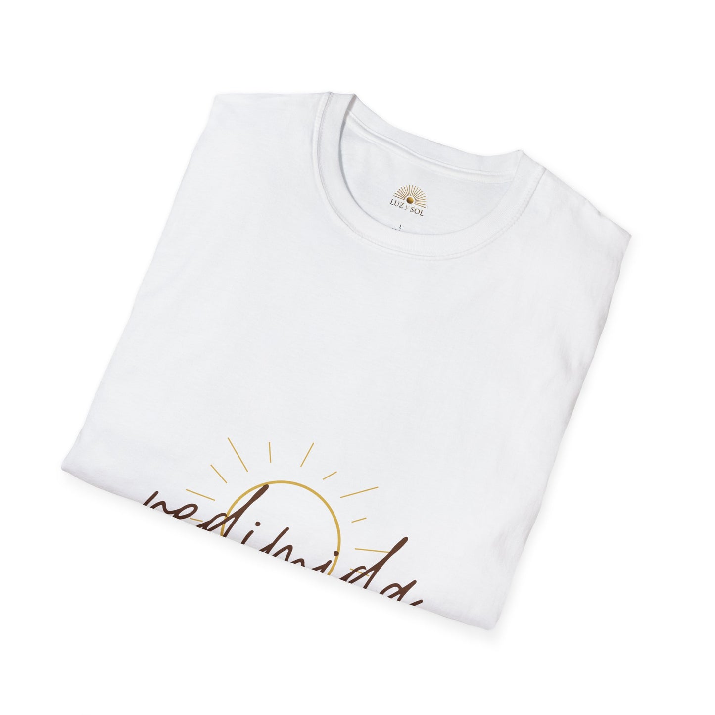 "Redimida", Camiseta Unisex de Algodón Resistente con Mensaje Inspirador